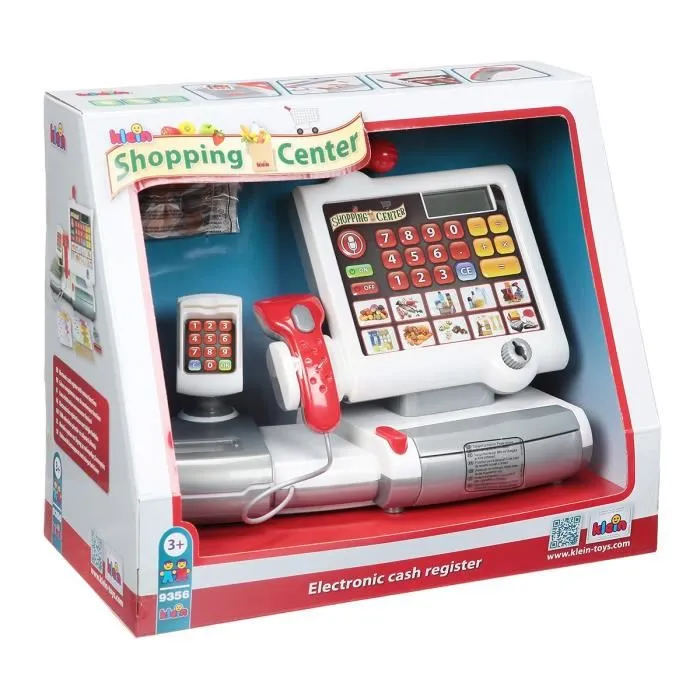 KLEIN Caja Registradora Táctil Centro Comercial con Escáner y Balanza, Juguete para Niños a Partir de 3 Años 1 KLEIN Caja Registradora Táctil Centro Comercial con Escáner y Balanza, Juguete para Niños a Partir de 3 Años 1