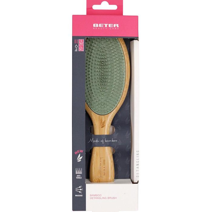 Beter BAMWOOD Cepillo Desenredante de Bambú para Mujer | Cabello Liso y Ondulado | 1 Unidad 1