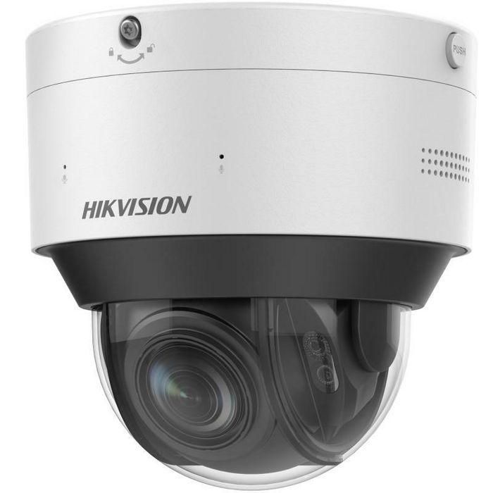 Hikvision Cámara IP minidomo 4M ANPR DeepinView Anticorrosión 2.8-12mm antivandálico IR30 WDR IK10 IP67 Audio alarma NEMA 4X 2