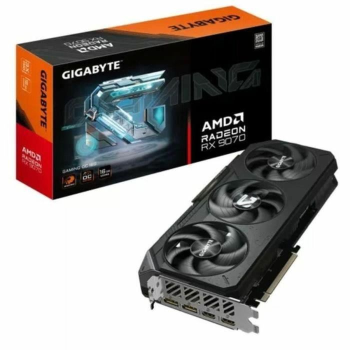 Gigabyte ASU4719331355531 Tarjeta gráfica Radeon RX 9070 GAMING OC 16 GB 24 Gigabyte ASU4719331355531 Tarjeta gráfica Radeon RX 9070 GAMING OC 16 GB 24