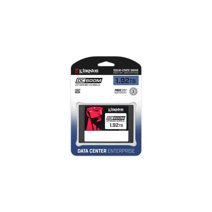 Kingston SEDC600M/1920G SSD SATA III 1.92TB 2.5" para centros de datos con protección contra pérdida de energía 2