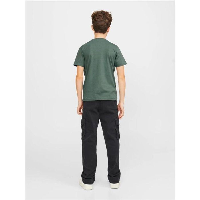Camiseta de Manga Corta Infantil Jack & Jones Jorheavens Neck Oliva 3