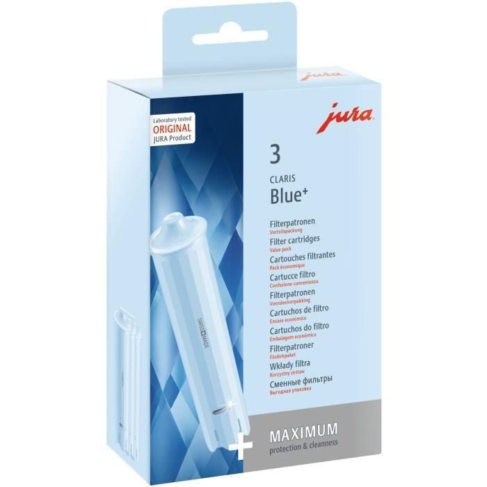 Jura JUR7610917242313 Cartuchos de Filtro CLARIS Blue + Caja de 3 unidades