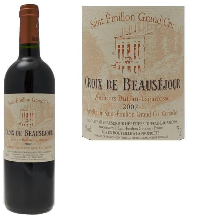 Croix de Beausejour 2007 Saint-Emilion Grand Cru - Vino tinto de Burdeos