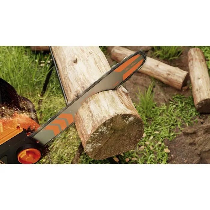 Black+Decker BECS2040-QS Motosierra con Cable 2000 W 40 cm Tensor Cadena Sin Herramientas 1