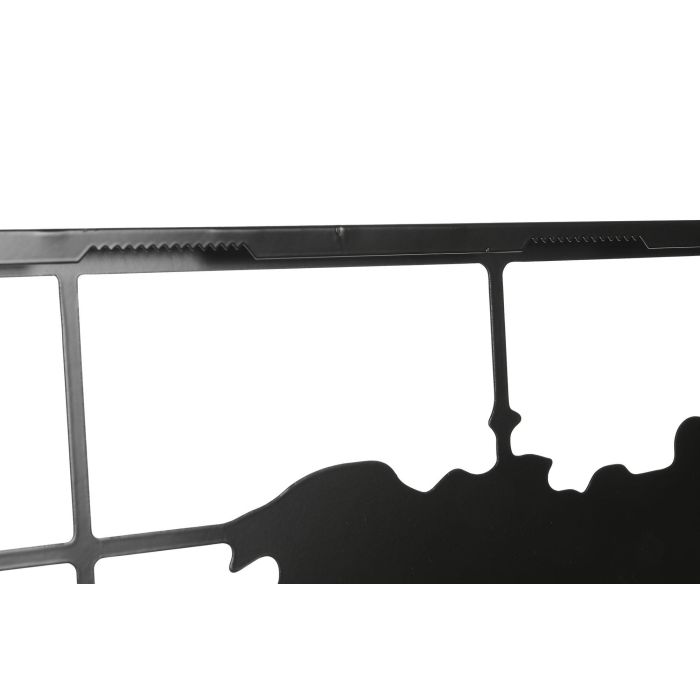DKD Home Decor Decoracion Pared Loft Negro Metal Set de 3 (2 Unidades) 120 x 65 x 2 cm 2