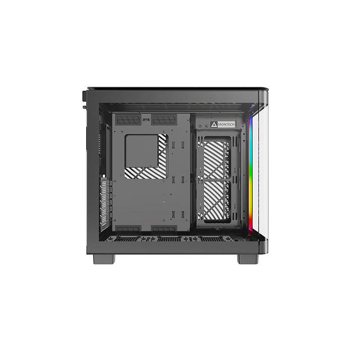 Montech KING 95, Caja PC Midi Tower Negra, ATX, micro ATX, Mini-ITX, SPCC, Vidrio Templado, para Juego 3