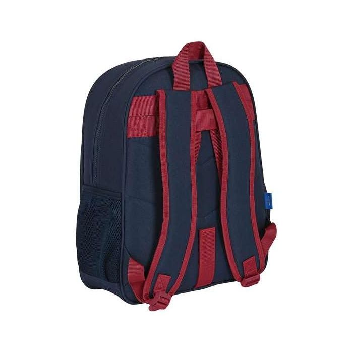 Mochila Escolar F.C. Barcelona Azul Granate (32 x 38 x 12 cm) 1