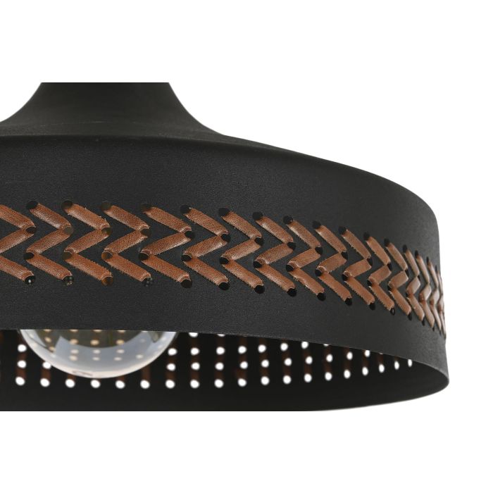 Lampara Techo Moderno DKD Home Decor Negro Crema 35 x 20 x 35 cm (2 Unidades) 2 Lampara Techo Moderno DKD Home Decor Negro Crema 35 x 20 x 35 cm (2 Unidades) 2