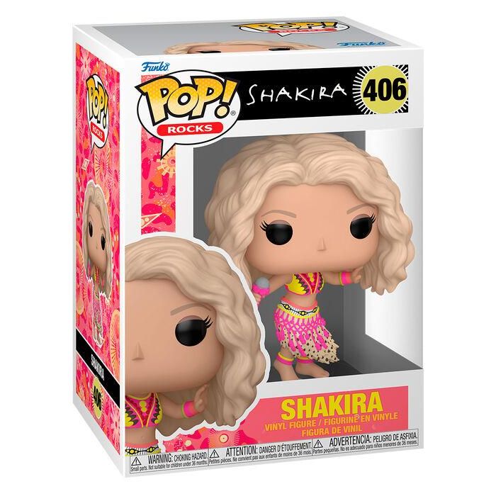 Funko Figura POP Shakira Waka Waka - Figura de Vinilo 9cm en Caja Regalo