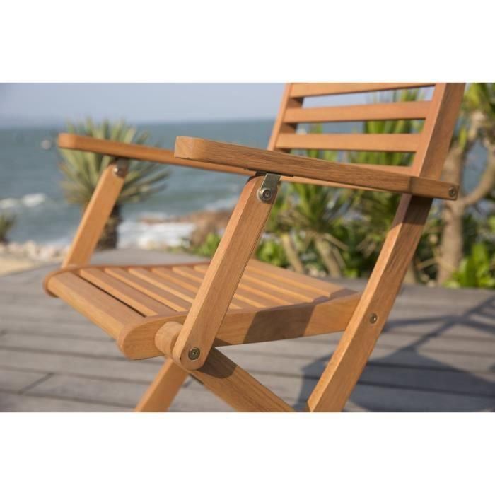 Conjunto de 2 Sillones de Jardín Plegables de Eucalipto FSC, Resistentes a la Intemperie, Fácil Almacenamiento, 57.5x56x90cm 3 Conjunto de 2 Sillones de Jardín Plegables de Eucalipto FSC, Resistentes a la Intemperie, Fácil Almacenamiento, 57.5x56x90cm 3