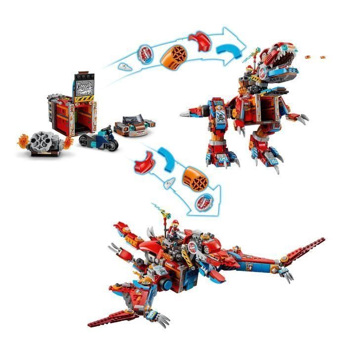 LEGO DREAMZzz 71484 Robot dinosaurio C-Rex de Cooper - Minifigura de T. rex o pterodáctilo 1 LEGO DREAMZzz 71484 Robot dinosaurio C-Rex de Cooper - Minifigura de T. rex o pterodáctilo 1
