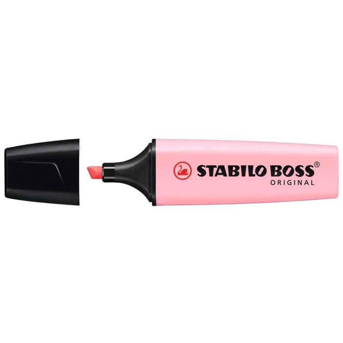 Rotulador Stabilo Boss Pastel Fluorescente 70 Rubor Rosa 10 unidades 1