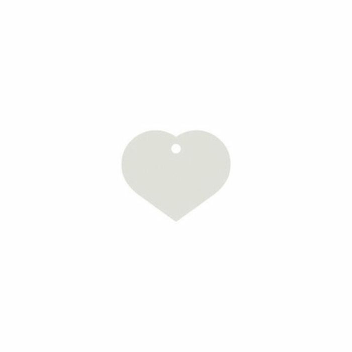 Placa identificativa Imarc Heart Blanco 1