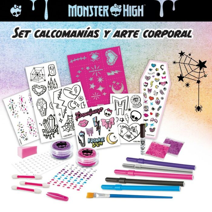 Estudio de Moda Monster High Creeperific Tatuajes Temporales 5