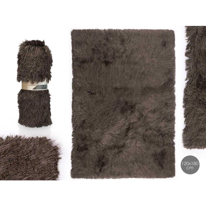 Alfombra de Salón Gris Oscuro 120x180 cm - Giftdecor Alfombra de Salón Gris Oscuro 120x180 cm - Giftdecor