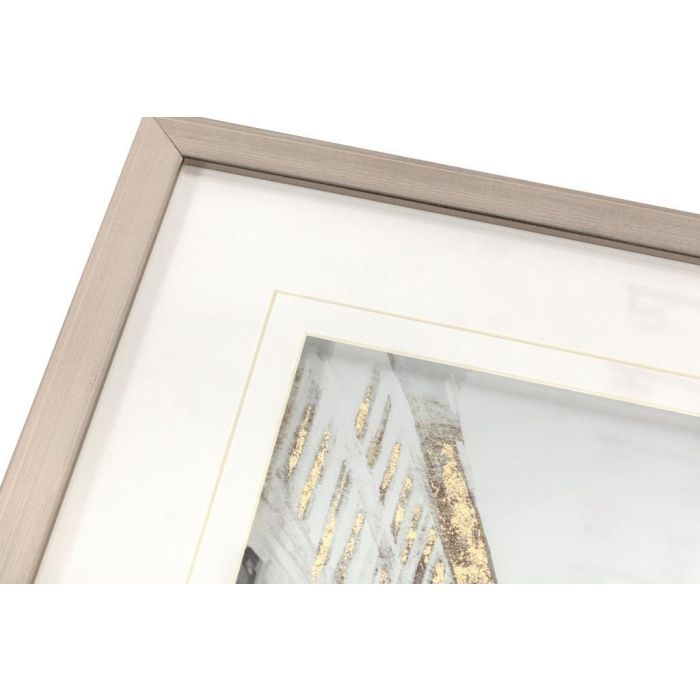 DKD Home Decor Cuadro New York London Gris Beige 63 x 63 cm (2 Unidades) 1