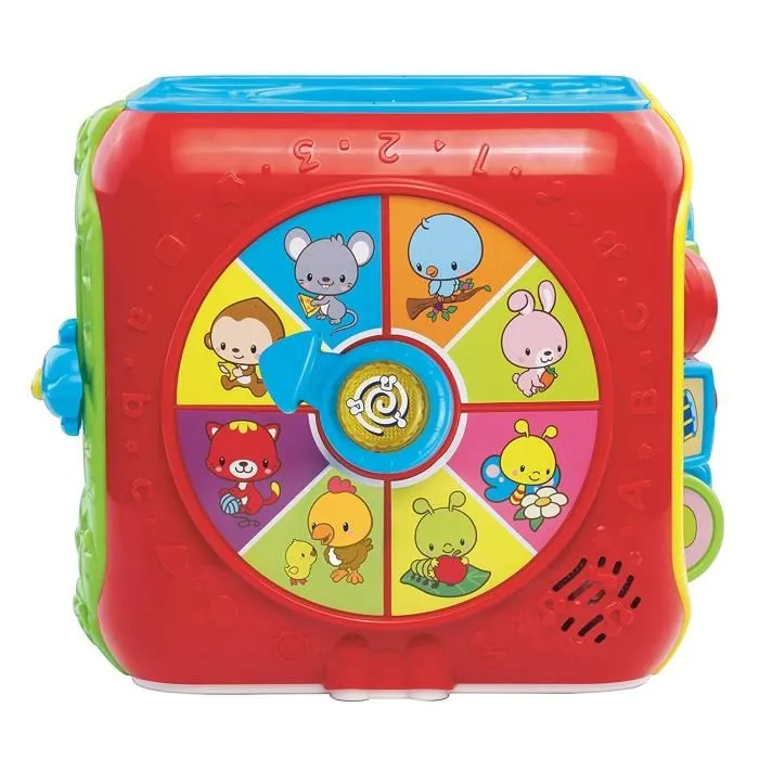 Vtech Cubo de Descubrimientos Interactivo Electrónico con 5 Lados de Juego para Bebés a Partir de 9 Meses 2