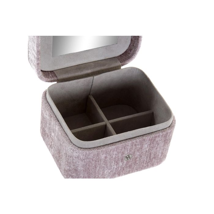 Joyero DKD Home Decor Rosa Granate 11.3 x 10 x 7.5 cm (2 Unidades) 1 Joyero DKD Home Decor Rosa Granate 11.3 x 10 x 7.5 cm (2 Unidades) 1