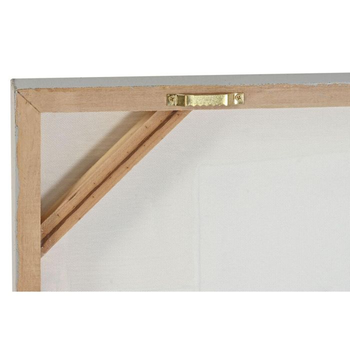 DKD Home Decor Cuadro Urban Abstracto de Lienzo y MDF Beige Blanco 150x50x3 cm (2 Unidades) 1 DKD Home Decor Cuadro Urban Abstracto de Lienzo y MDF Beige Blanco 150x50x3 cm (2 Unidades) 1