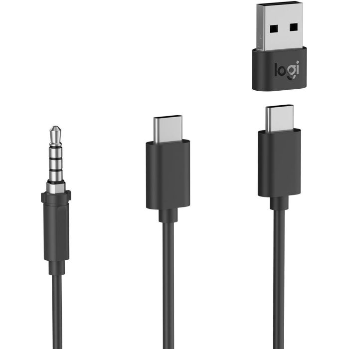 Logitech Zone Wired Earbuds UC - GRAPHITE - EMEA, Auriculares Alámbricos para Oficina/UC, Conexión USB-C y 3.5mm, Grafito 2