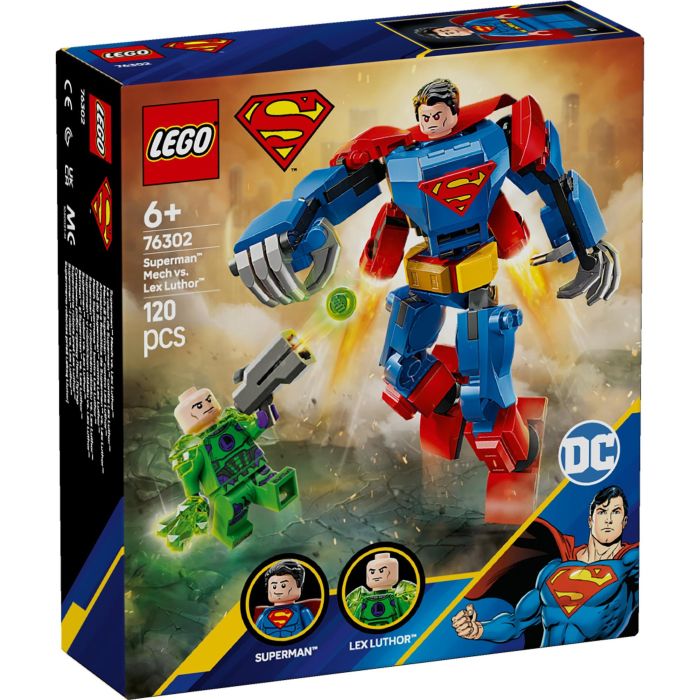 LEGO 76302 DC Superhéroes: Duelo Superman's Mech vs. Lex Luthor - Set de Construcción Juguete para Niños y Niñas de 6 Años 8 LEGO 76302 DC Superhéroes: Duelo Superman's Mech vs. Lex Luthor - Set de Construcción Juguete para Niños y Niñas de 6 Años 8