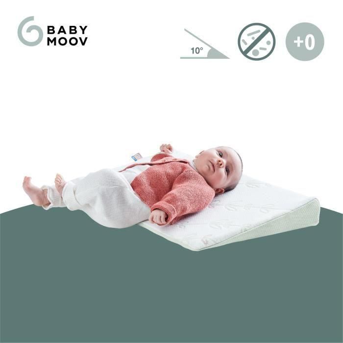 BABYMOOV Superficie inclinada Cosymat Antibacterial, elimina las bacterias de forma natural, apto para colchones de 60x120 cm 1