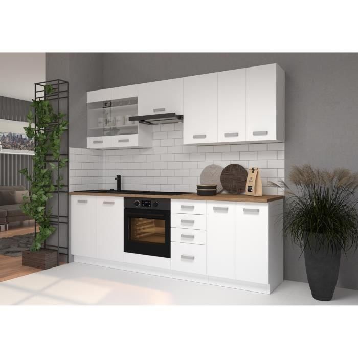 Mueble para horno ATLAS - Decoración blanca - L60cm - Se vende sin encimera 2 Mueble para horno ATLAS - Decoración blanca - L60cm - Se vende sin encimera 2