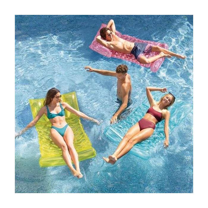 Intex Colchoneta Hamaca Transparente PVC 89x173cm para +14 Años (Modelos Surtidos) 2