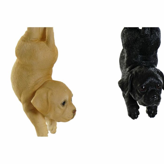 Figura Decorativa DKD Home Decor Resina Perro (9 x 10.5 x 20 cm) (3 pcs) 2