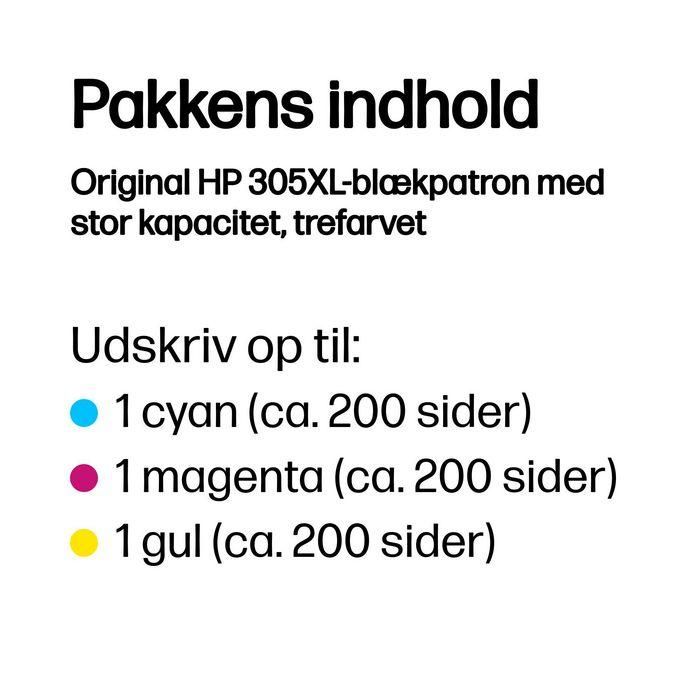 HP 305XL Cartucho de Tinta Original Tricolor de Alto Rendimiento, Ideal para Impresión de Documentos y Fotos a Color de Calidad Profesional. 5 HP 305XL Cartucho de Tinta Original Tricolor de Alto Rendimiento, Ideal para Impresión de Documentos y Fotos a Color de Calidad Profesional. 5