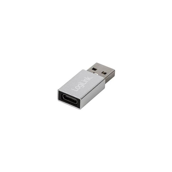 LogiLink AU0056 Adaptador USB 3.2 Macho a USB-C Hembra Plata 1 LogiLink AU0056 Adaptador USB 3.2 Macho a USB-C Hembra Plata 1