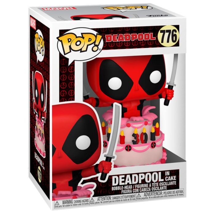 Figura POP Marvel Deadpool 30th Deadpool in Cake 2 Figura POP Marvel Deadpool 30th Deadpool in Cake 2
