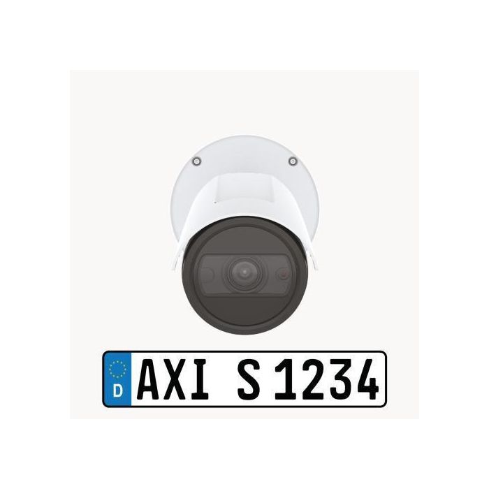 Axis Cámara IP bullet ANPR P1465-LE-3 2MP WDR IK10 IP67 Licencia Lectura Matrículas