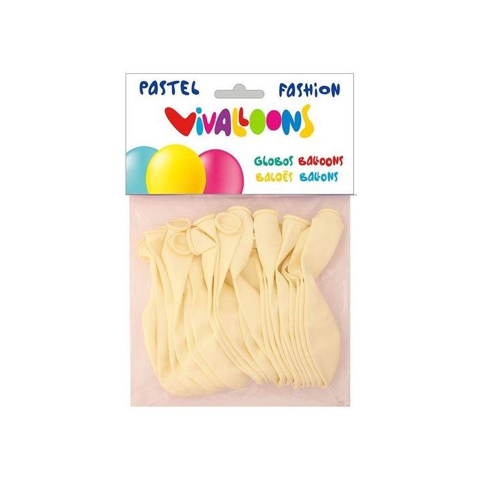 Globo Vivalloons Fashion Pastel Blanco Bolsa De 20