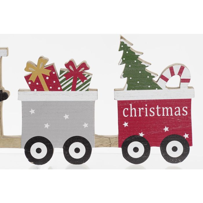 DKD Home Decor Decoración Navidad Tren Tradicional MDF Natural Rojo Verde 2x16.5x38 cm (6 Unidades) 2 DKD Home Decor Decoración Navidad Tren Tradicional MDF Natural Rojo Verde 2x16.5x38 cm (6 Unidades) 2