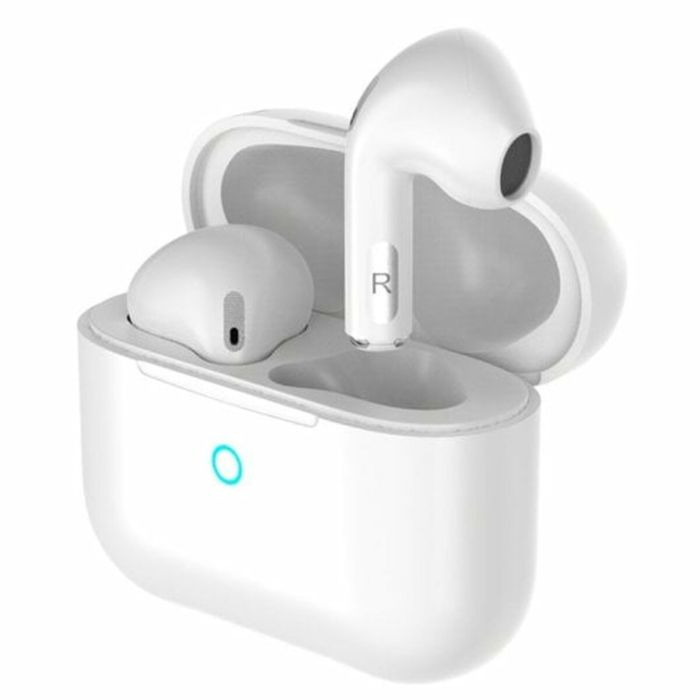 Auriculares con Micrófono PcCom Essential Blanco 4