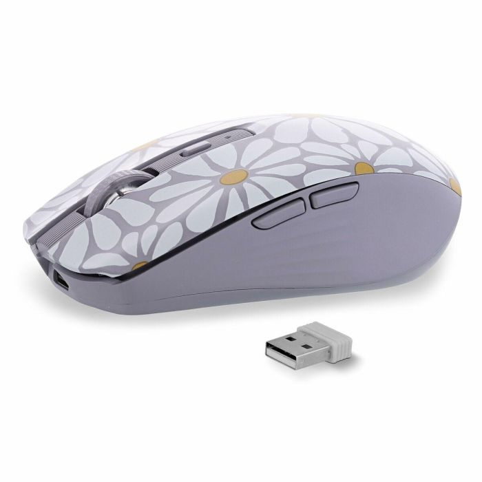 Ratón Bluetooth Inalámbrico T'NB FLOWER Multicolor 1600 dpi 3 Ratón Bluetooth Inalámbrico T'NB FLOWER Multicolor 1600 dpi 3