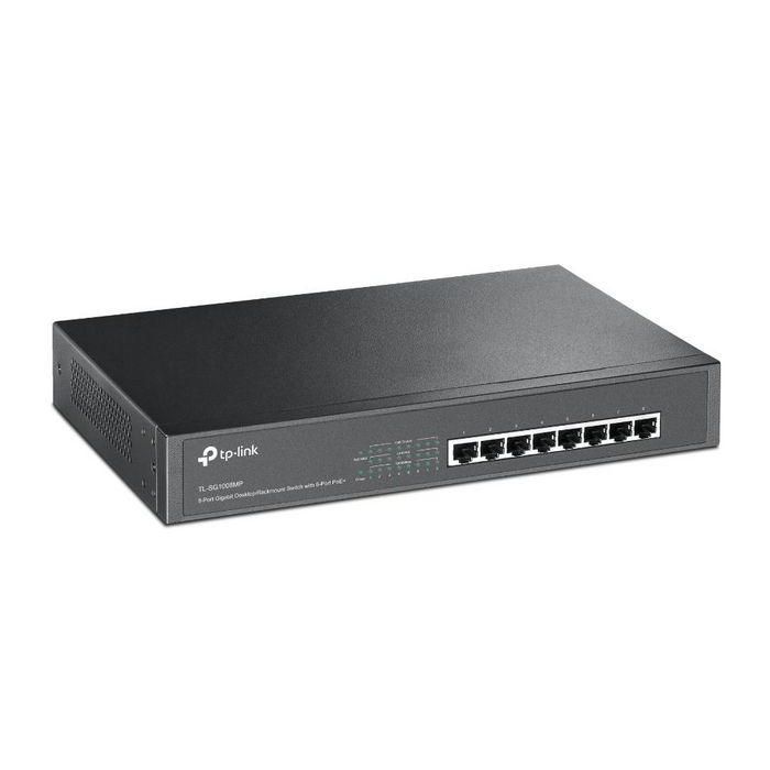 TP-LINK TL-SG1008MP Switch Gigabit Ethernet No Administrado 8 Puertos con PoE Negro 1 TP-LINK TL-SG1008MP Switch Gigabit Ethernet No Administrado 8 Puertos con PoE Negro 1