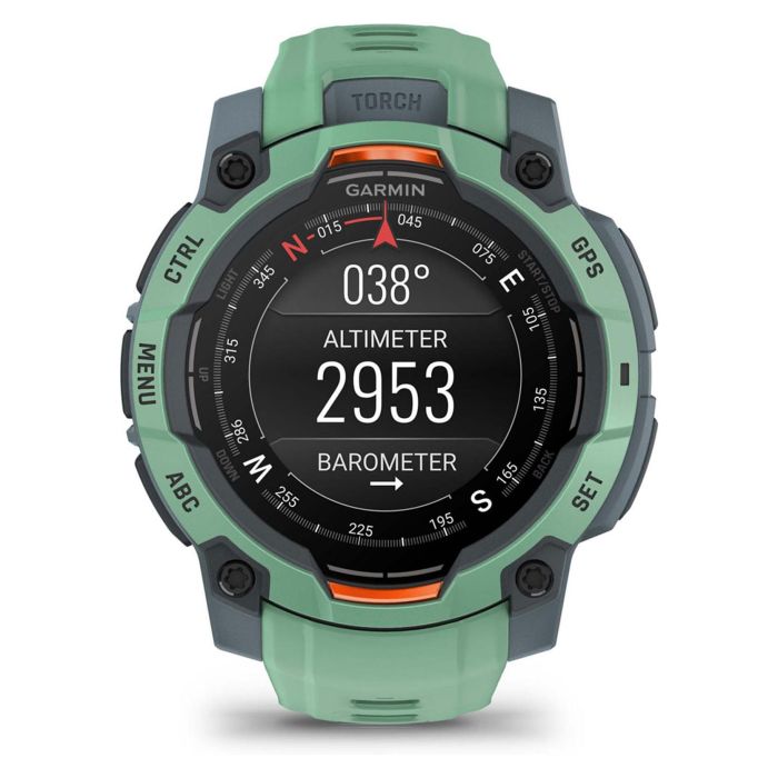 Garmin Instinct 3 AMOLED (45mm) twilight/neo tropic Reloj Inteligente GPS para Deporte con Pantalla AMOLED Táctil Unisex
