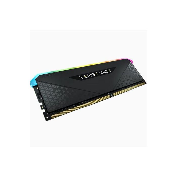Corsair CMG16GX4M1E3200C16 Memoria RAM 16GB DDR4 3200MHz CL16 Vengeance RGB para PC Intel y AMD Retail 0 Corsair CMG16GX4M1E3200C16 Memoria RAM 16GB DDR4 3200MHz CL16 Vengeance RGB para PC Intel y AMD Retail 0
