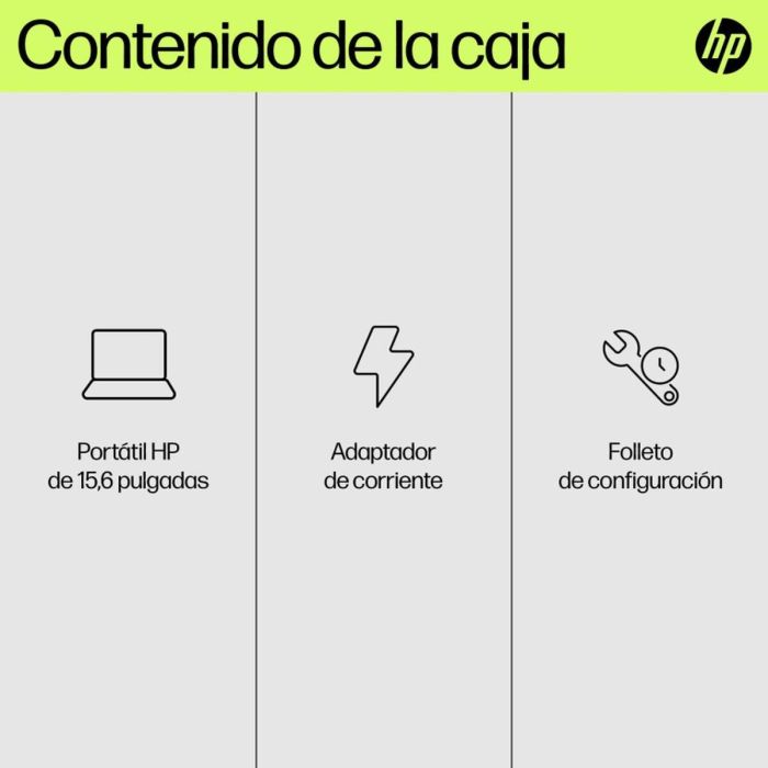 HP 15-fd0035ns Intel® Core™ i3 i3-N305 Portátil 39,6 cm (15.6") Full HD 8 GB DDR4-SDRAM 256 GB SSD Wi-Fi 6E (802.11ax) Windows 11 Home Blanco 11
