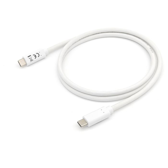EQUIP 128361 Cable USB-C 3.2 Macho a Macho 1m 60W PD 5Gbps Blanco