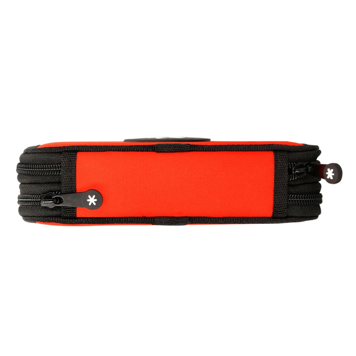 Antartik Plumier Escolar Doble Cremallera Rojo 28 Piezas (12 Rotuladores, 12 Lápices, Goma, Sacapuntas, 2 Lápices HB) 5