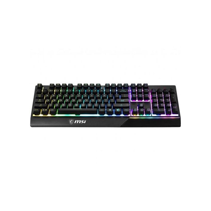 MSI GK30 Teclado Gaming Mecánico para PC con Retroiluminación RGB, Teclas Antiborrado y Cableado