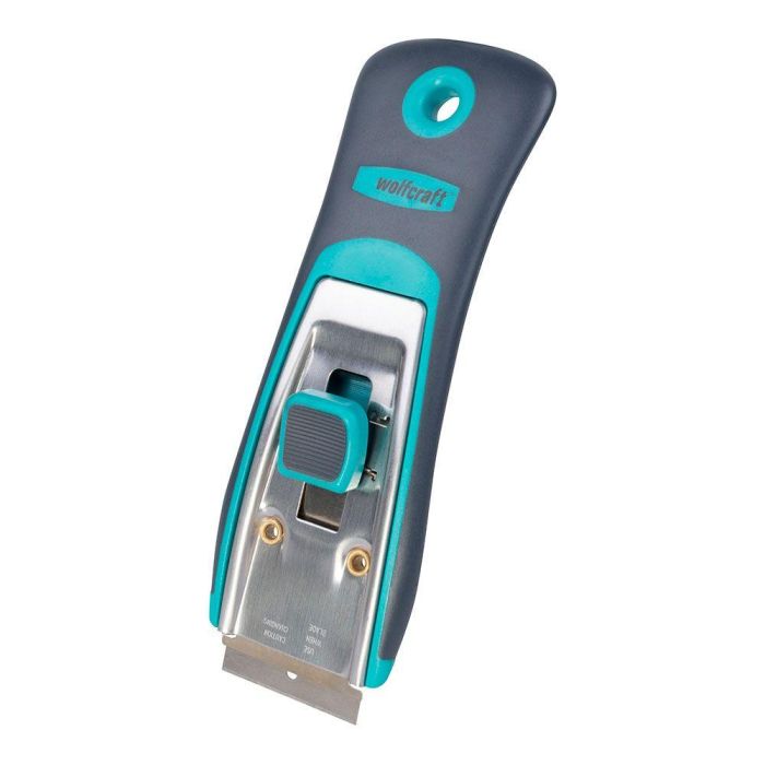 Wolfcraft Rascador Profesional de Metal Bicomponente con Hoja 38 mm, Cambio sin Herramientas, Ref. 4100000 Wolfcraft Rascador Profesional de Metal Bicomponente con Hoja 38 mm, Cambio sin Herramientas, Ref. 4100000