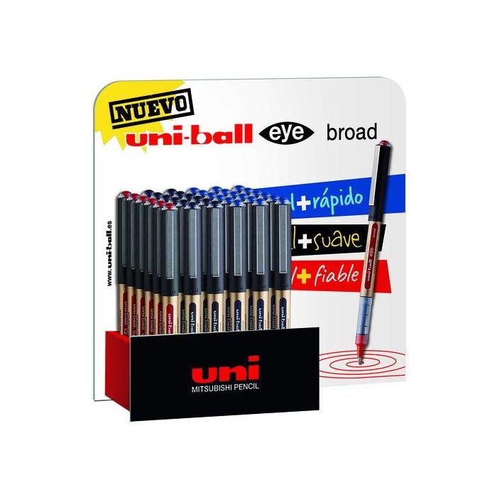 Roller T.Liq. Uni-Ball Eye Broad 1,0Mm (Ub-150-10E) Expositor De 36