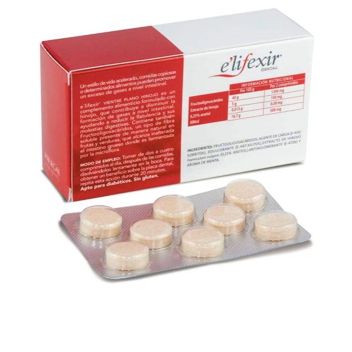 E'Lifexir SALUD Vientre Plano Hinojo Comprimidos 32 u para Gases e Hinchazón Digestiva 3 E'Lifexir SALUD Vientre Plano Hinojo Comprimidos 32 u para Gases e Hinchazón Digestiva 3