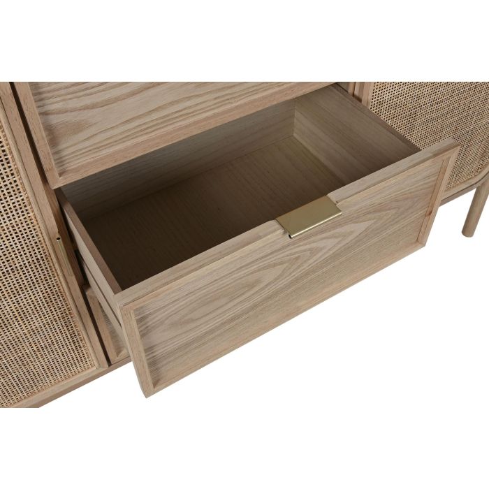 Aparador Home ESPRIT Ratán Abeto 136 x 38 x 80 cm 4 Aparador Home ESPRIT Ratán Abeto 136 x 38 x 80 cm 4