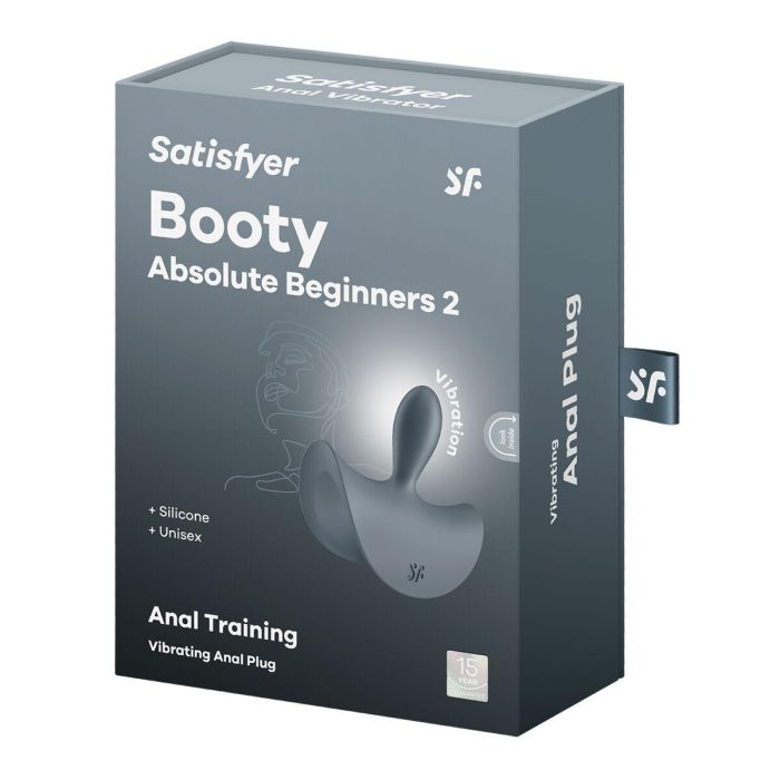 Vibrador Anal Negro Satisfyer Azul Gris 1 Vibrador Anal Negro Satisfyer Azul Gris 1